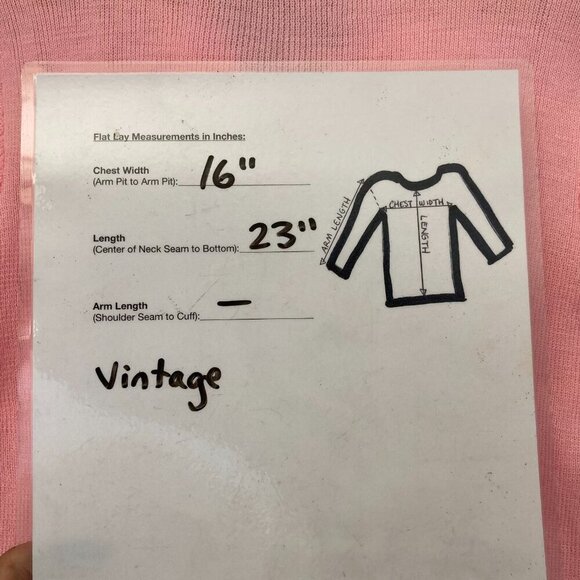 Vintage MacHenry Womens Button Up Short Sleeve Sweater Size Large Pink Cardigan - Picture 4 of 12